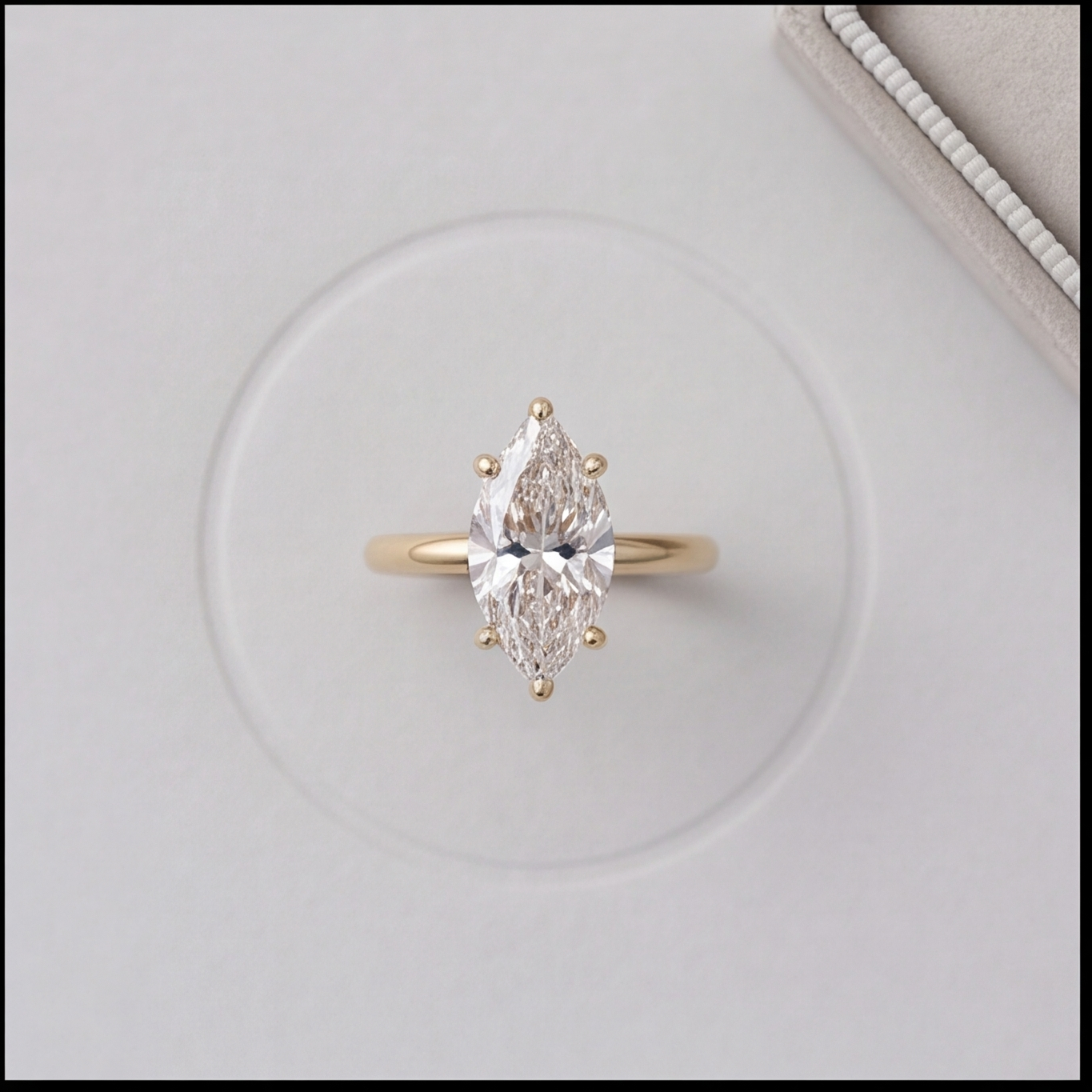 2.00 Ct. (VS-EF) Marquise Cut Lab-Grown Diamond Solitaire Engagement Ring for Women