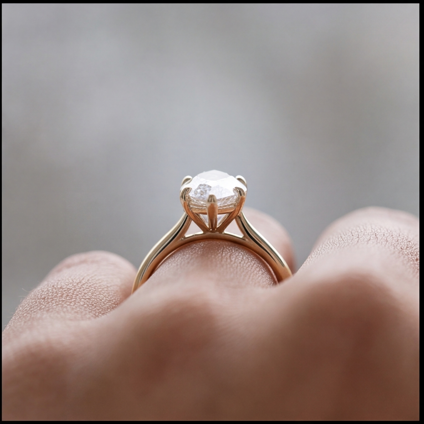 2.00 Ct. (VS-EF) Marquise Cut Lab-Grown Diamond Solitaire Engagement Ring for Women