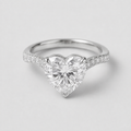 2.80 Ct. Lab Grown Diamond Heart Cut Engagement Ring (VS-EF)