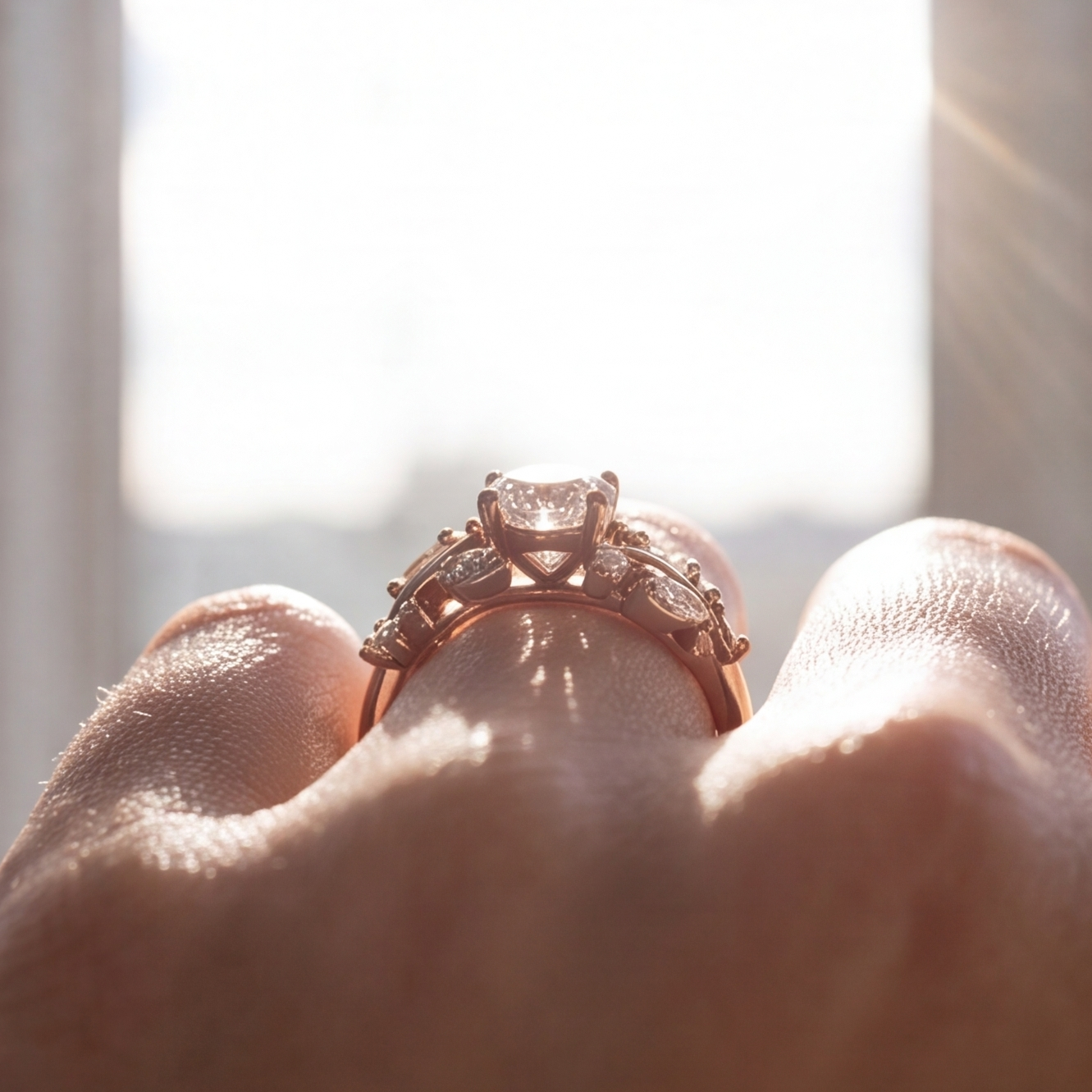 2.40 Ct Lab Grown Diamond Round Cut Solitaire With Accents Ring (VS-EF)