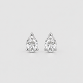 1 Ct. Lab Grown Diamond Pear Cut Stud Earrings (EF/VVS-VS)