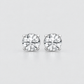 2 Ct. Lab Grown Diamond Stud Earrings Round-Cut (VS-EF)