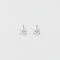 3 Ct. Lab Grown Diamond Pear Cut Stud Earrings (VS-EF)