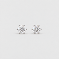 6 Ct. Lab Grown Diamond Round Cut Stud Earrings (VS-EF)