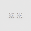 2 Ct. Lab Grown Diamond Radiant Cut Stud Earrings (VS-EF)