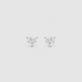 2 Ct. Lab Grown Diamond Heart Cut Stud Earrings (VS-EF)