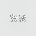 3 Ct. Round Cut Lab Grown Diamond Stud Earrings (VS-EF)