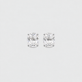 4 Ct. Lab Grown Diamond Cushion Cut Stud Earrings (VS-EF)