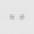 1 Ct. Lab Grown Diamond Round Cut Stud Earrings (EF/VVS-VS)