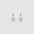 3 Ct. Lab-Grown Diamond Round Solitaire Dangle (VS-EF)
