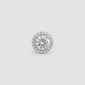 Lab-Grown Diamond Men's Halo Studs 0.90 Ct. (VS-EF)