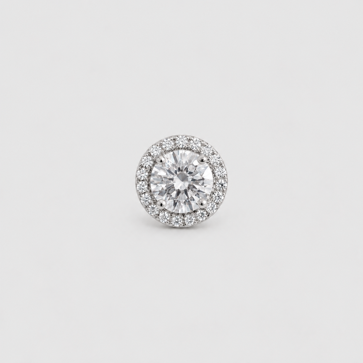 Lab-Grown Diamond Men's Halo Studs 0.90 Ct. (VS-EF)
