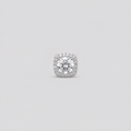 1.40 Ct. Lab-Grown Diamond Men's Cushion-Cut Halo Studs (VS-EF)