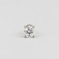 1 Ct. Lab Grown Daimond Round Cut Solitaire Studs (VS-EF)
