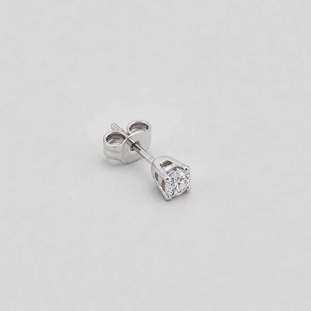 Lab Grown Diamond Solitaire Studs 0.50 Ct. (VS-EF)