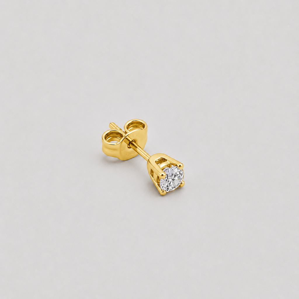 Lab Grown Diamond Solitaire Studs 0.50 Ct. (VS-EF)
