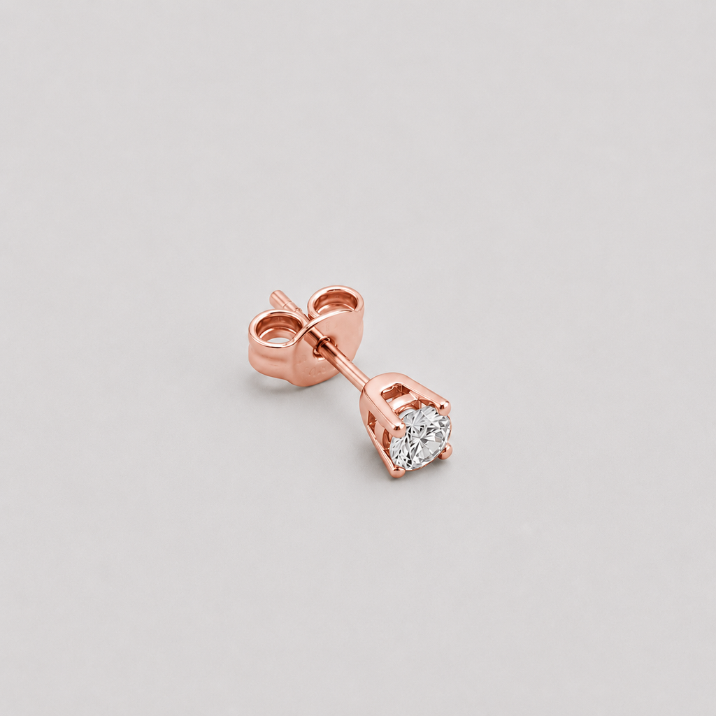 Lab Grown Diamond Solitaire Studs 0.50 Ct. (VS-EF)