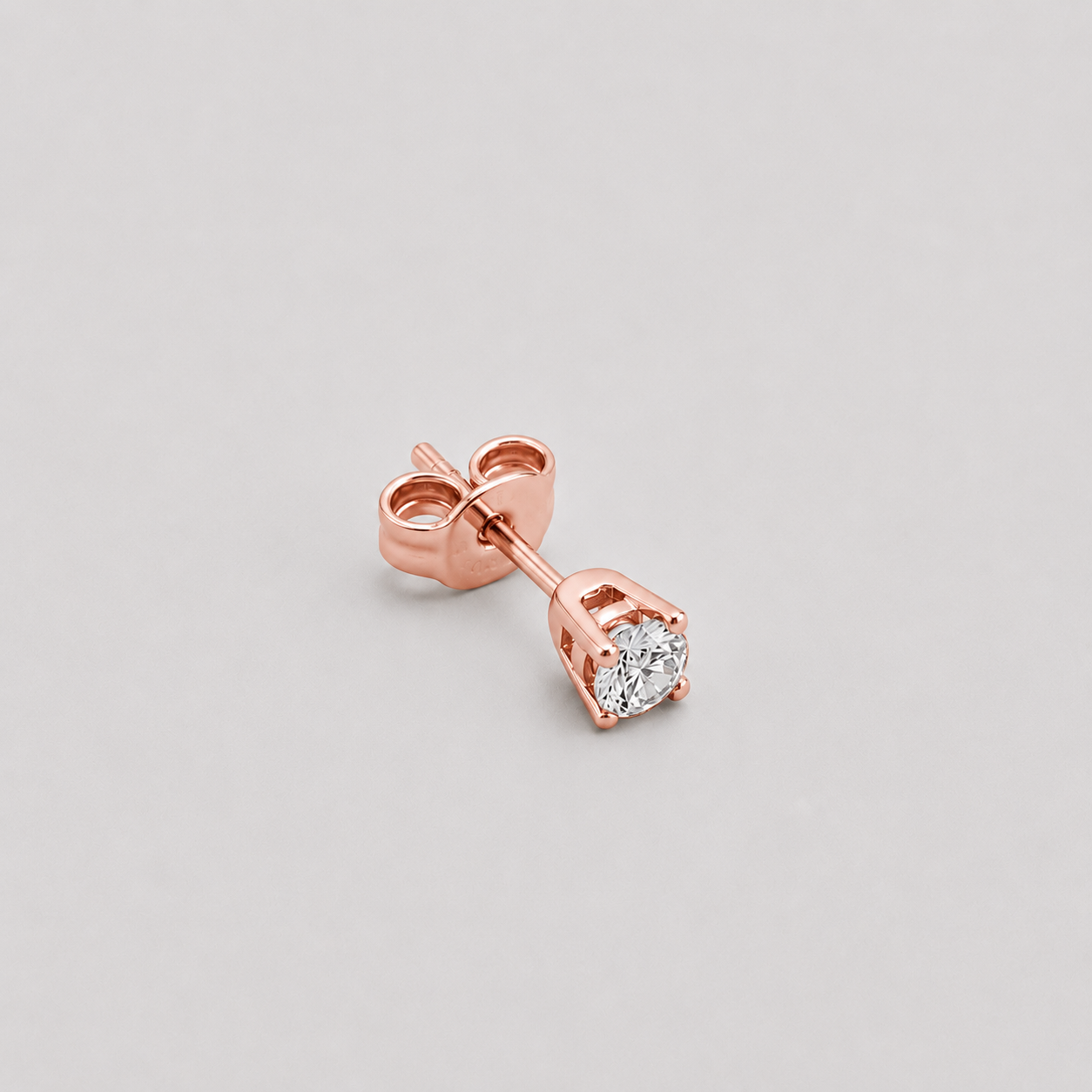 Lab Grown Diamond Solitaire Studs 0.50 Ct. (VS-EF)
