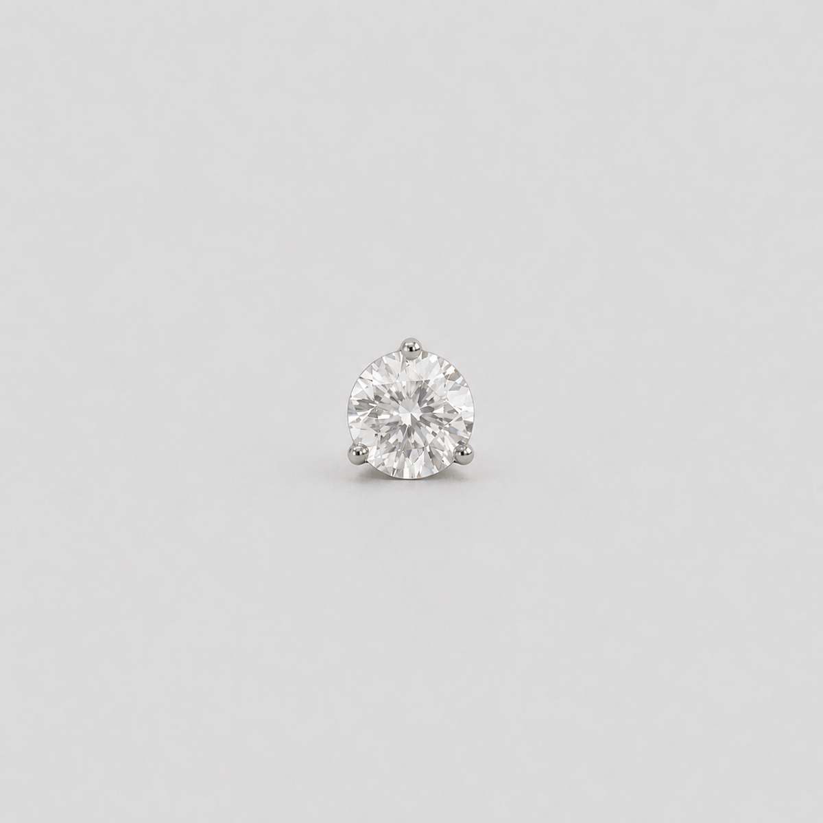 1 Ct. Lab Grown Diamond Solitaire Men's Studs (VS-EF)