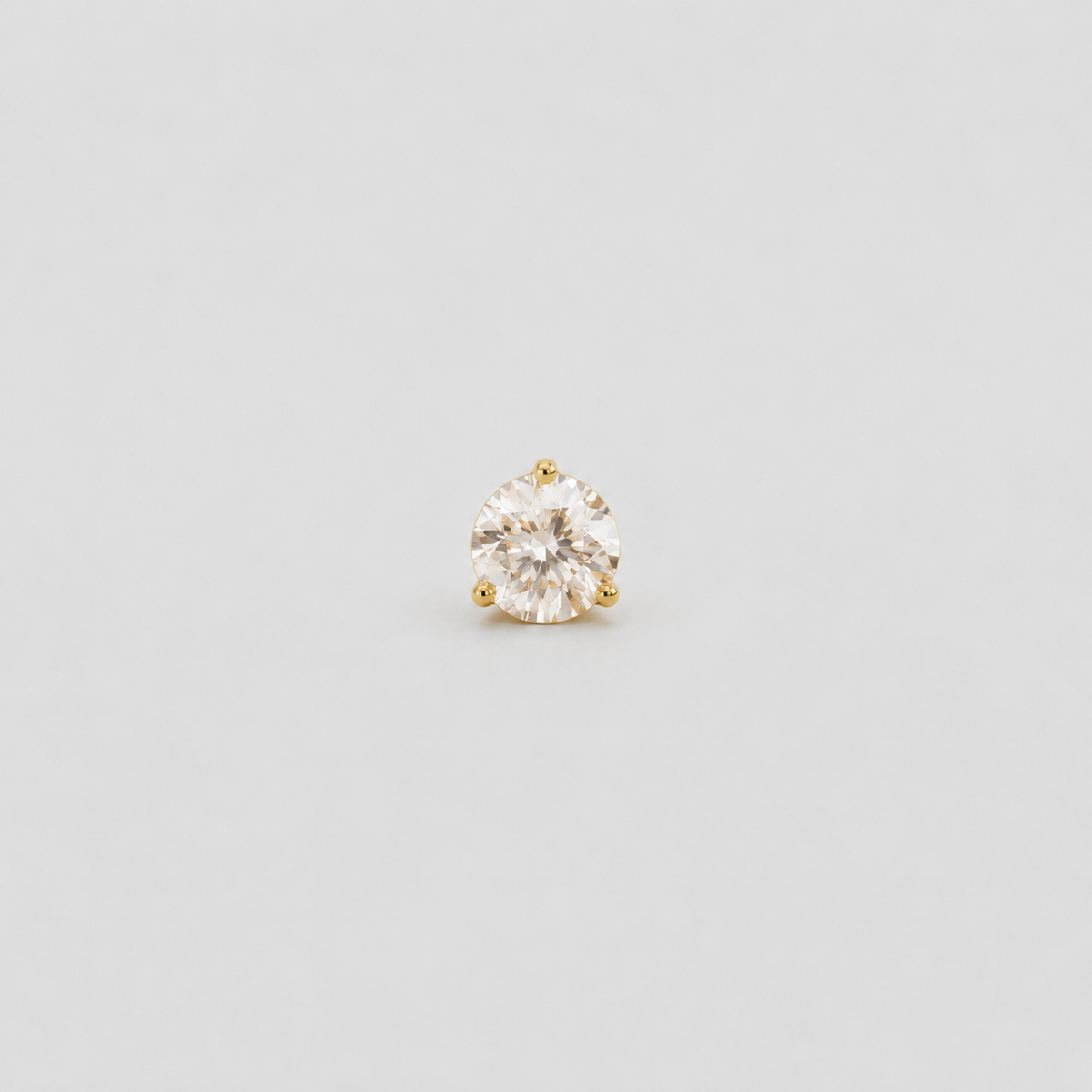 1 Ct. Lab Grown Diamond Solitaire Men's Studs (VS-EF)