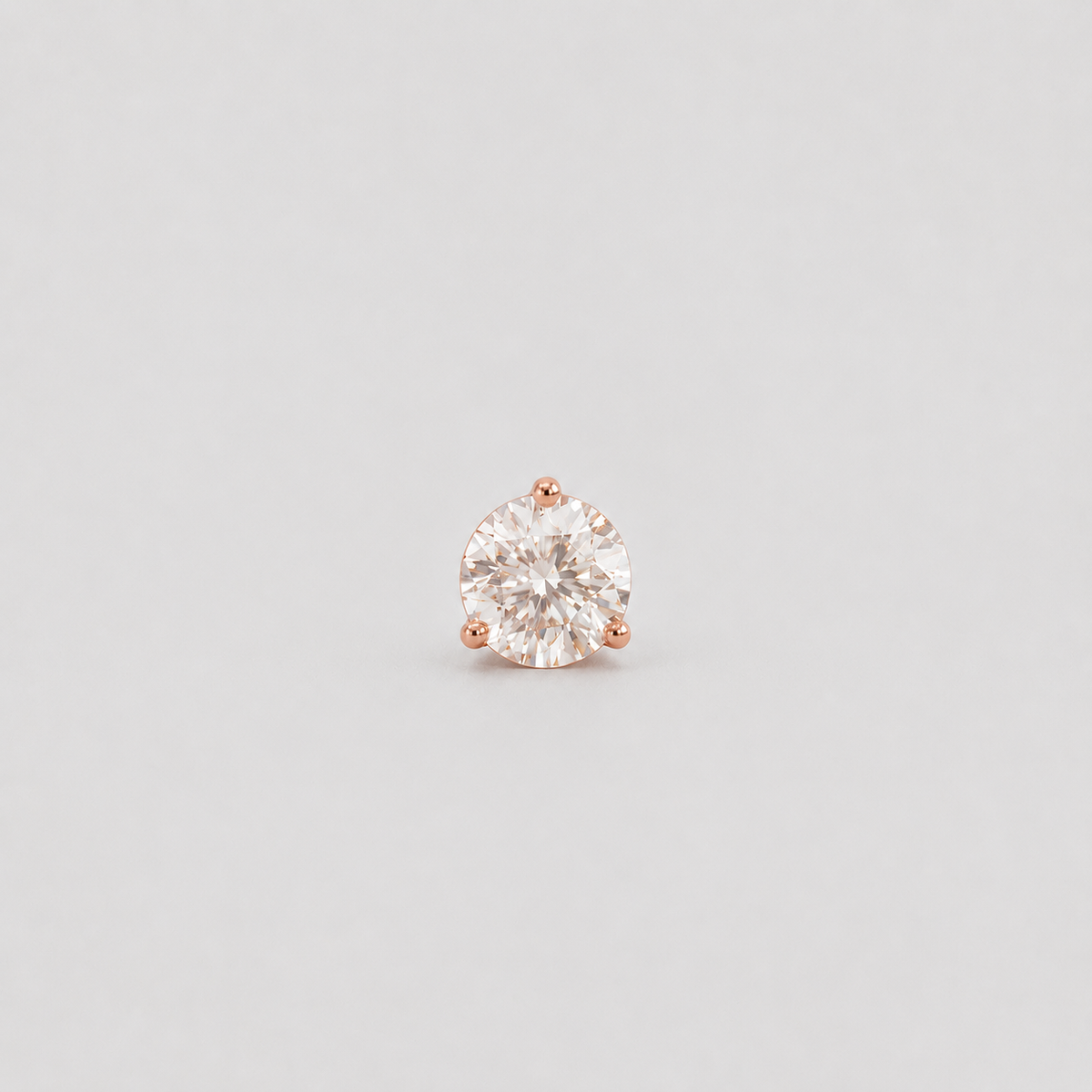 1 Ct. Lab Grown Diamond Solitaire Men's Studs (VS-EF)