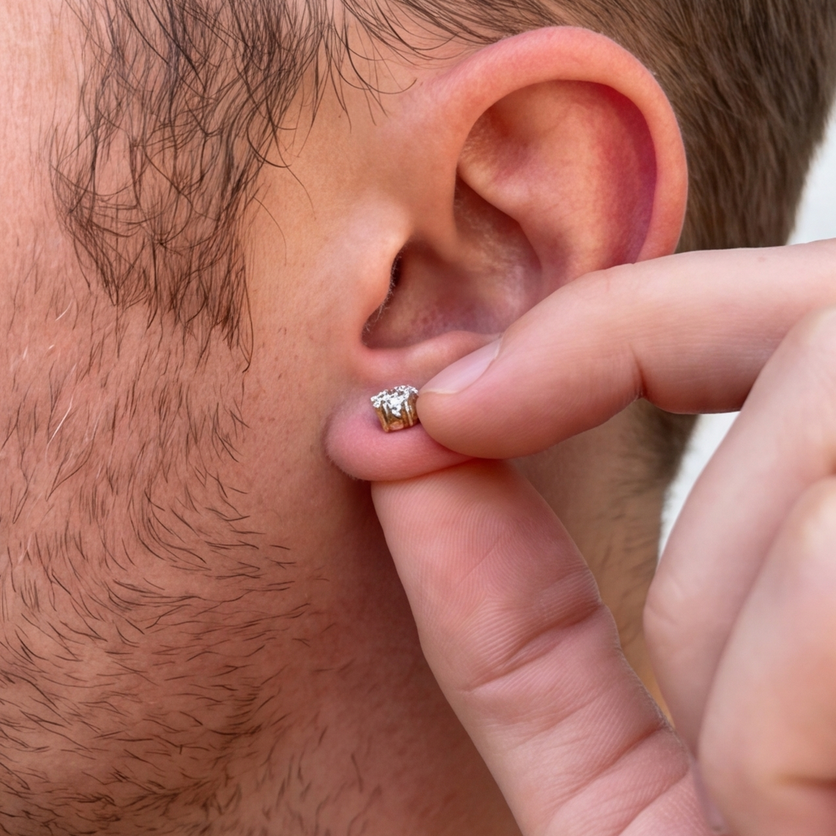 Lab Grown Diamond Round Solitaire Studs 0.75 Ct. (VS-EF)