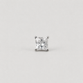 1 Ct. Lab Grown Diamond Princess Cut Solitaire Studs (VS-EF)