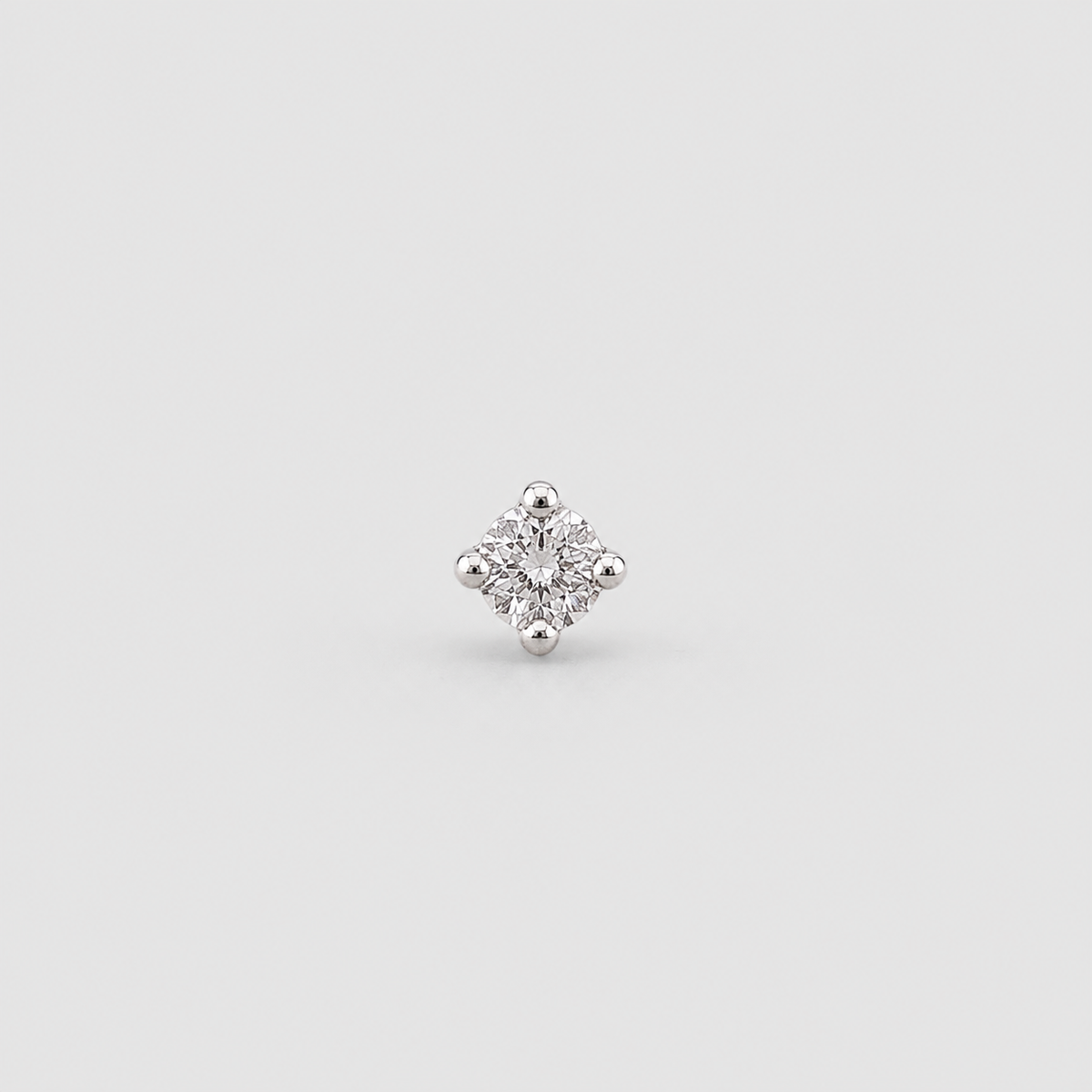 Lab Grown Diamond Solitaire Men's Studs 0.15 Ct. (VS-EF)