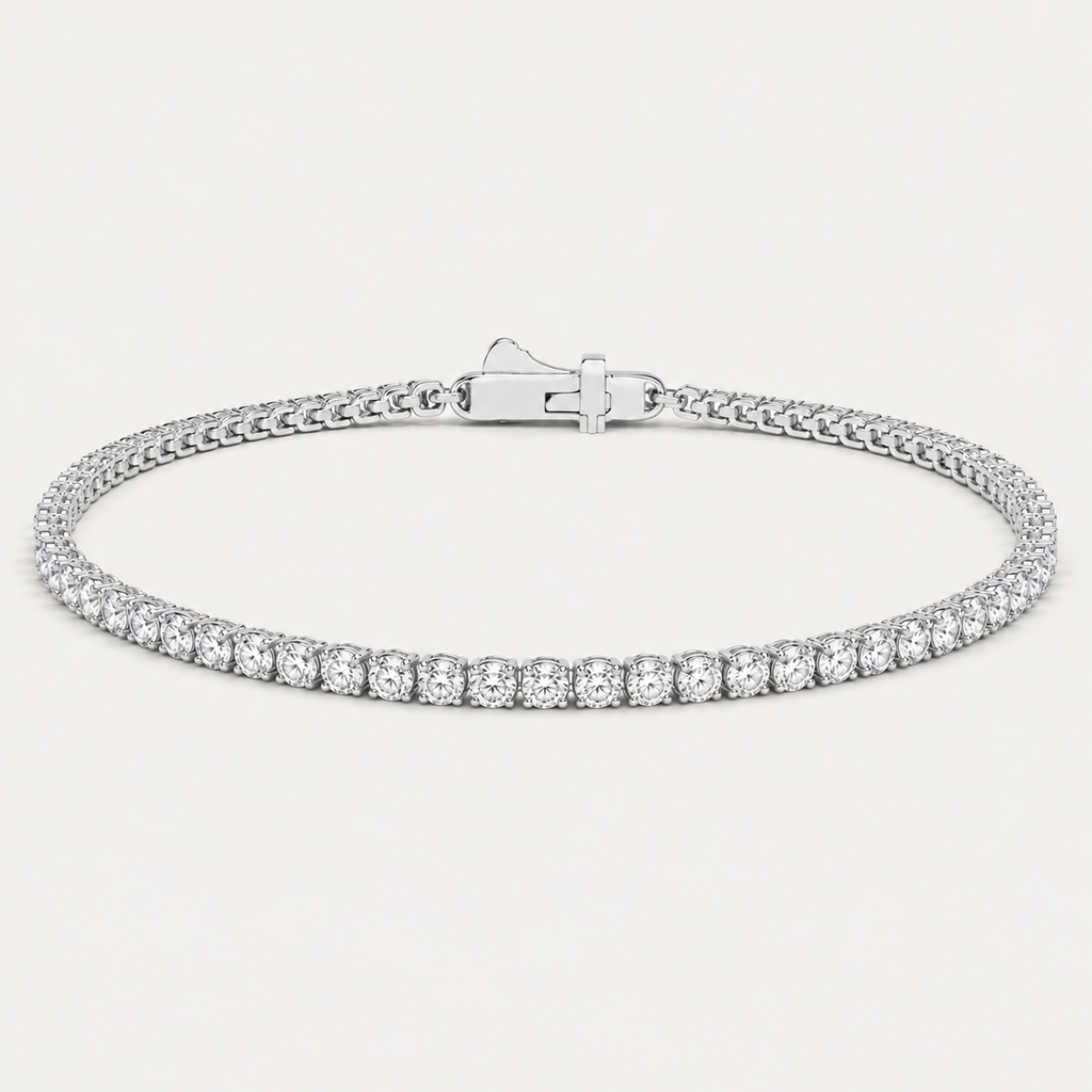 1.50 Ct. Lab Grown Diamond Tennis Bracelet Round Cut (EF-VS SI)