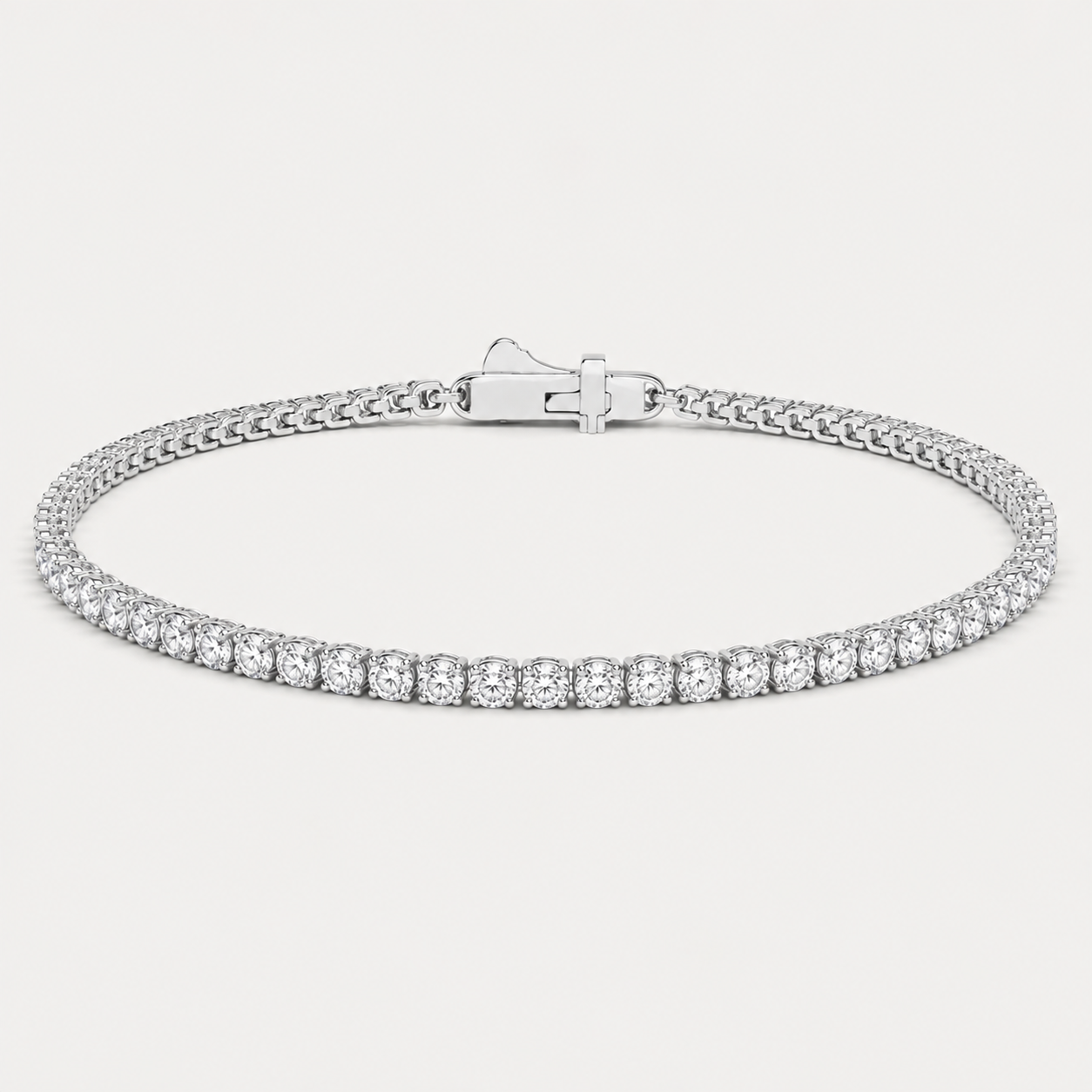 1.50 Ct. Lab Grown Diamond Tennis Bracelet Round Cut (EF-VS SI)