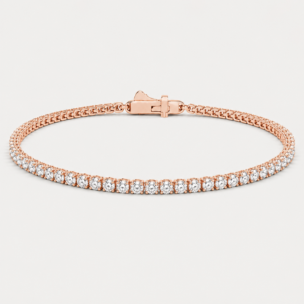 1.50 Ct. Lab Grown Diamond Tennis Bracelet Round Cut (EF-VS SI)