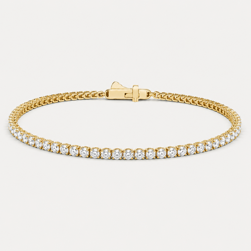 1.50 Ct. Lab Grown Diamond Tennis Bracelet Round Cut (EF-VS SI)