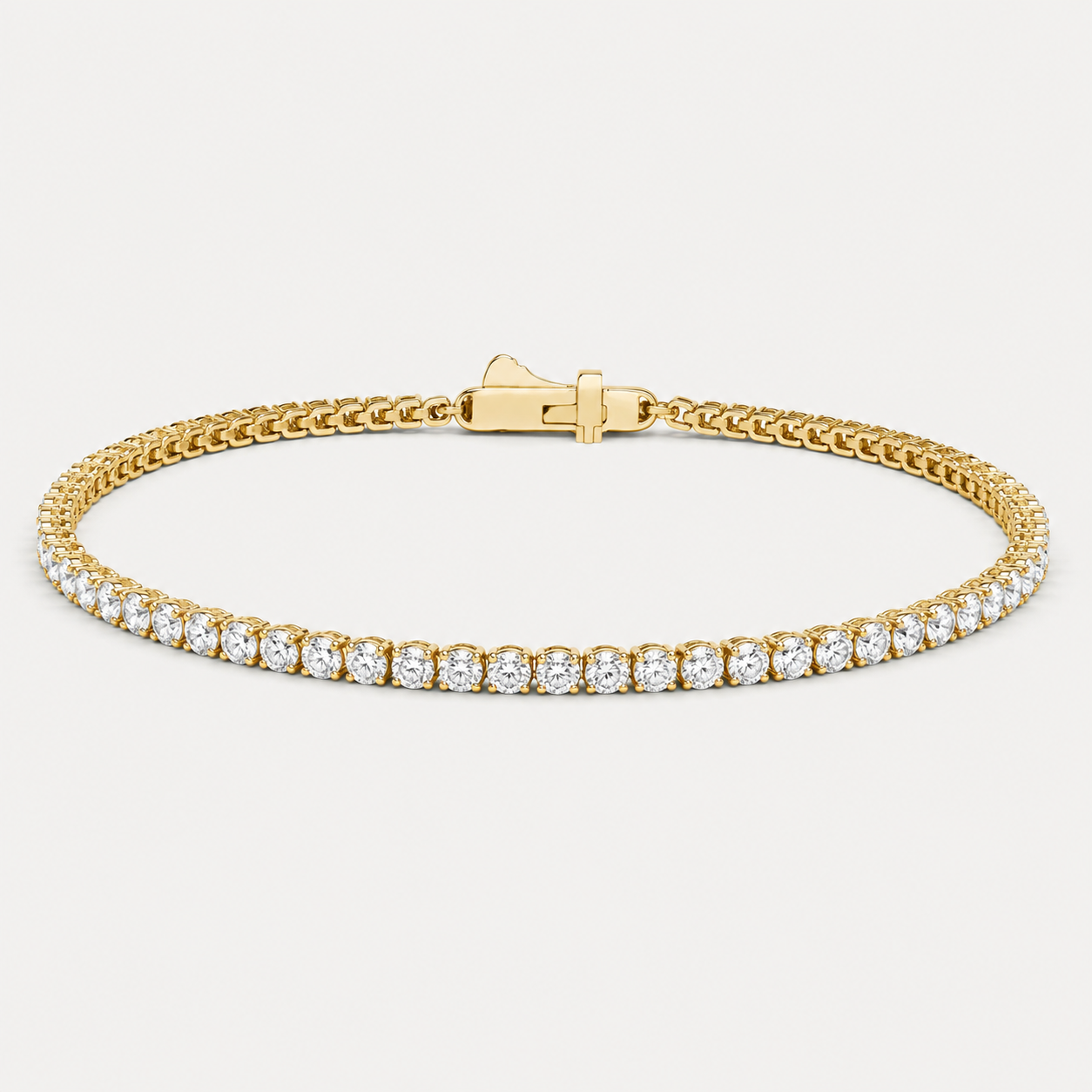 1.50 Ct. Lab Grown Diamond Tennis Bracelet Round Cut (EF-VS SI)