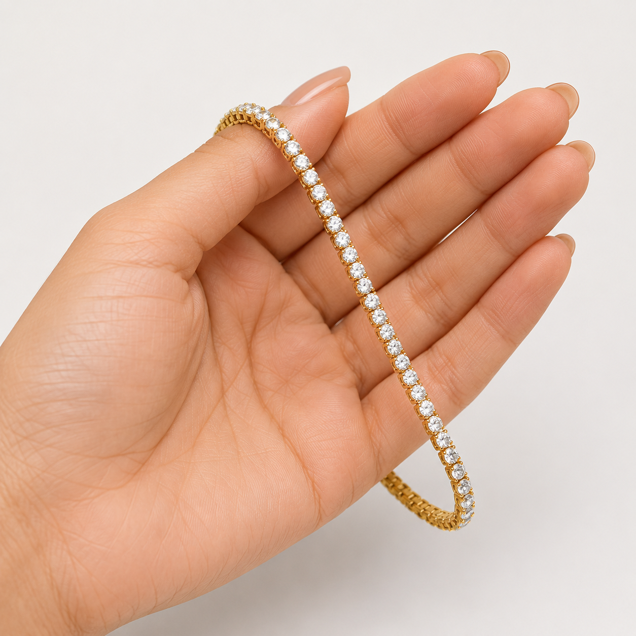 1.50 Ct. Lab Grown Diamond Tennis Bracelet Round Cut (EF-VS SI)