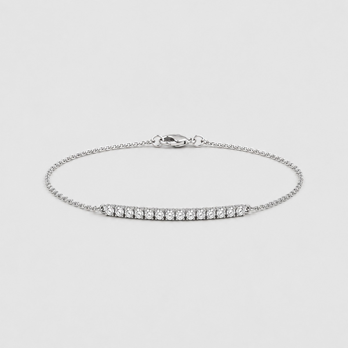 Lab Grown Diamond Chain Bracelet 0.25 Ct. Round Cut (EF/VVS-VS)
