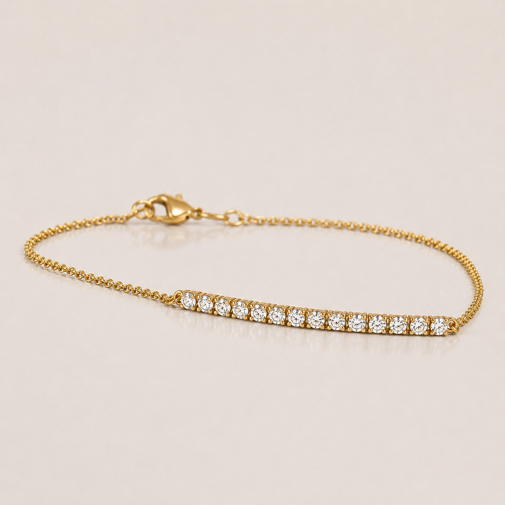 Lab Grown Diamond Tennis Bracelet 0.25 Ct. Round Cut (EF-VS SI)