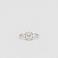 2.50 Ct. Lab Grown Diamond Three Stone Engagement Ring (VS-EF)