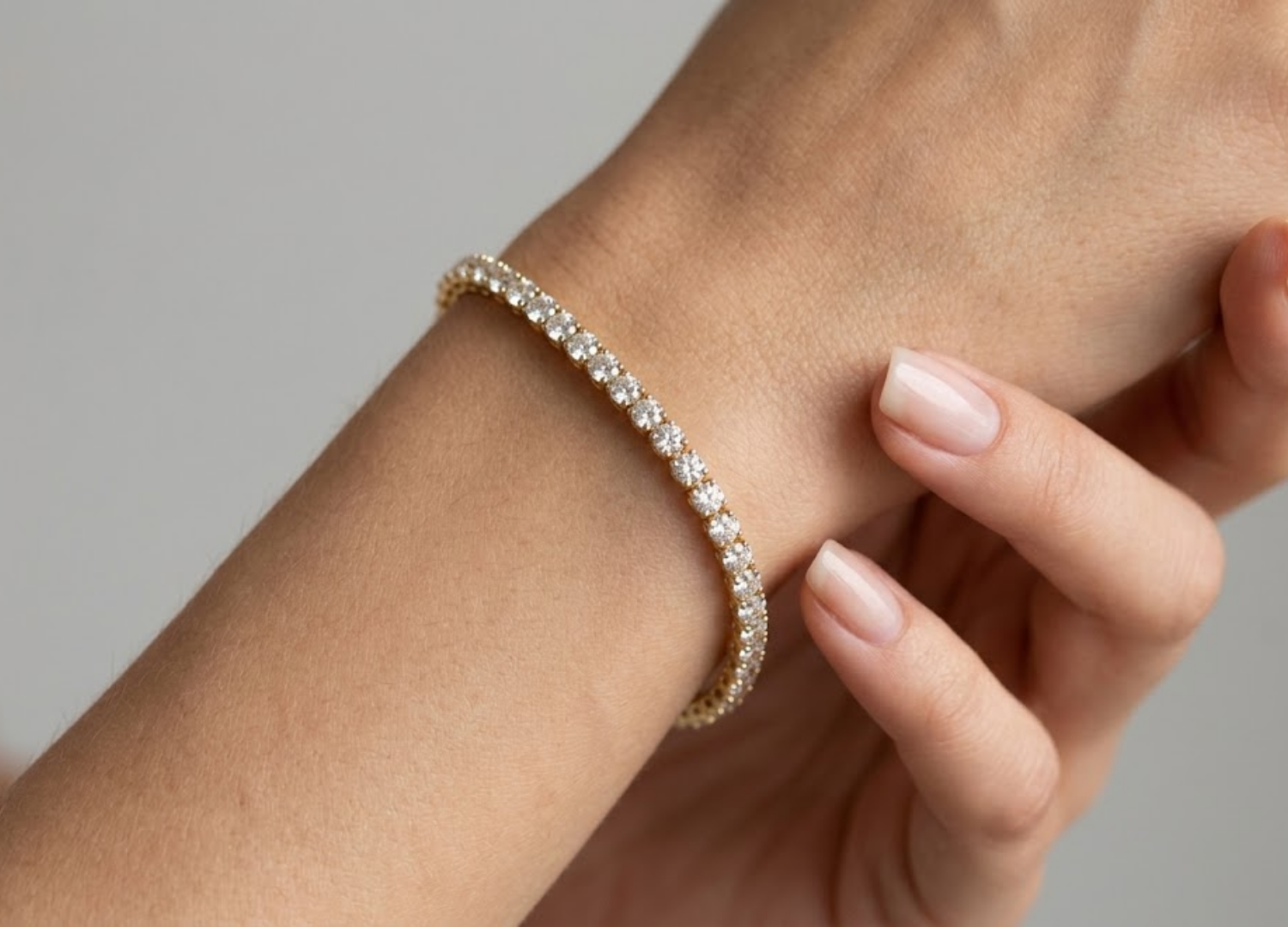Natural Diamond Tennis Bracelet for Women | Luxury Diamond Bracelet | Fine Diamond Jewelry