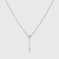 Lab Grown Diamond Round & Marquise Chain Necklace 0.23 Ct. (EF/VVS-VS)