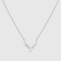 Lab Grown Diamond Pear Cut 0.25 Ct. Chain Necklace (EF/VVS-VS)
