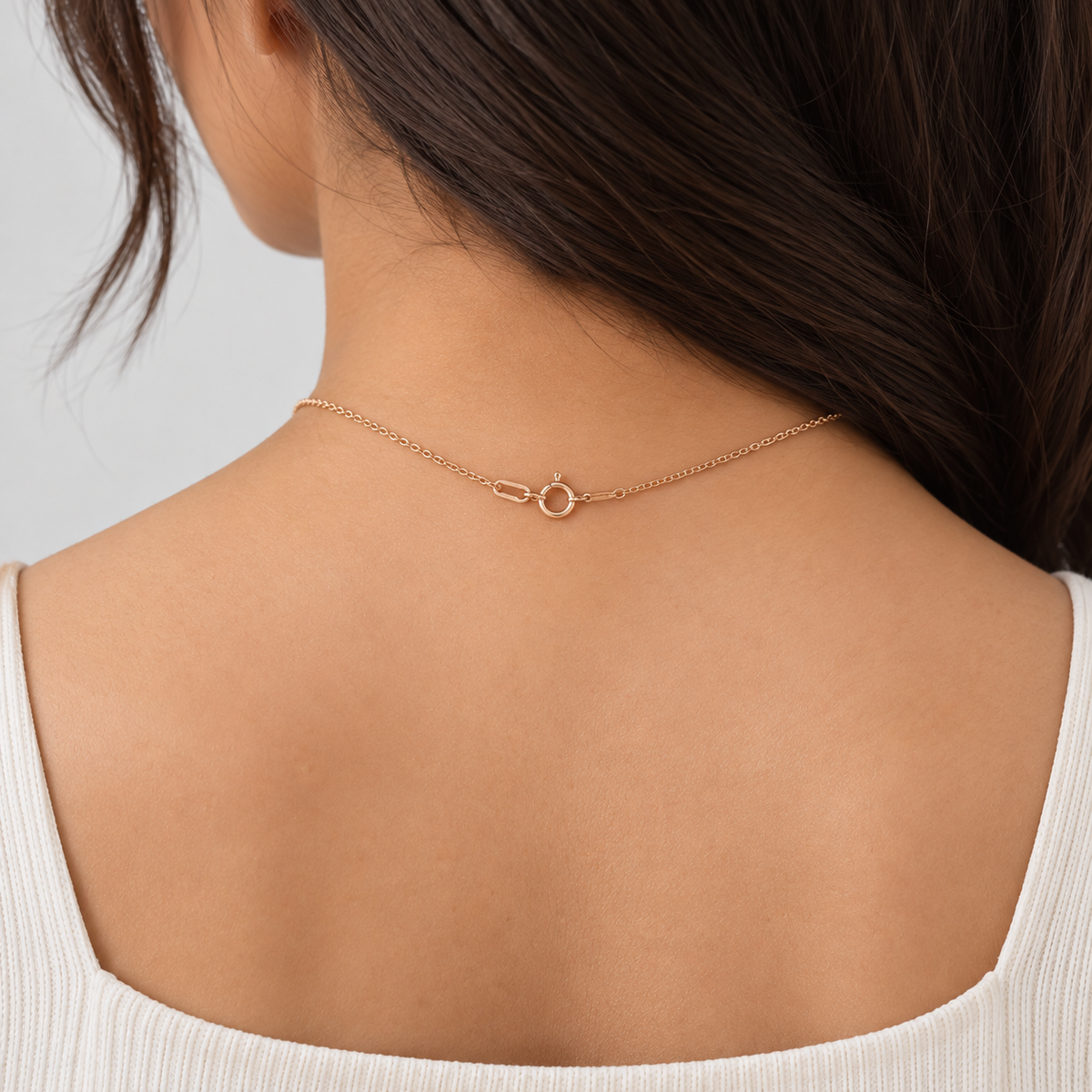 Lab Grown Diamond Pear Cut 0.25 Ct. Chain Necklace (EF/VVS-VS)