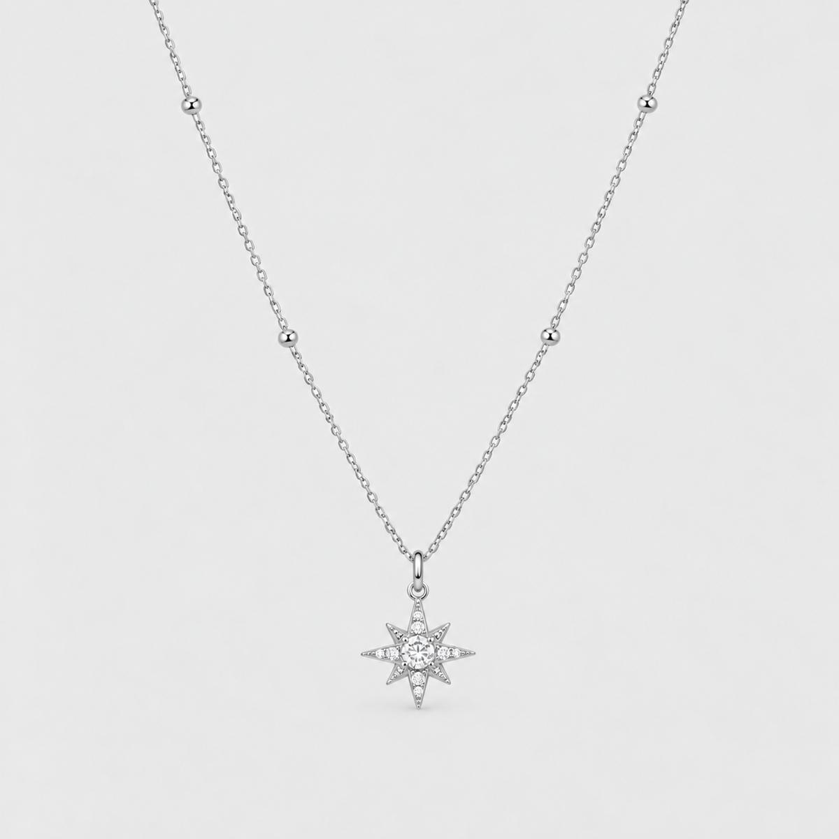 Lab Grown Diamond Round 0.20 Ct. Layered Chain Necklace (EF/VVS-VS)