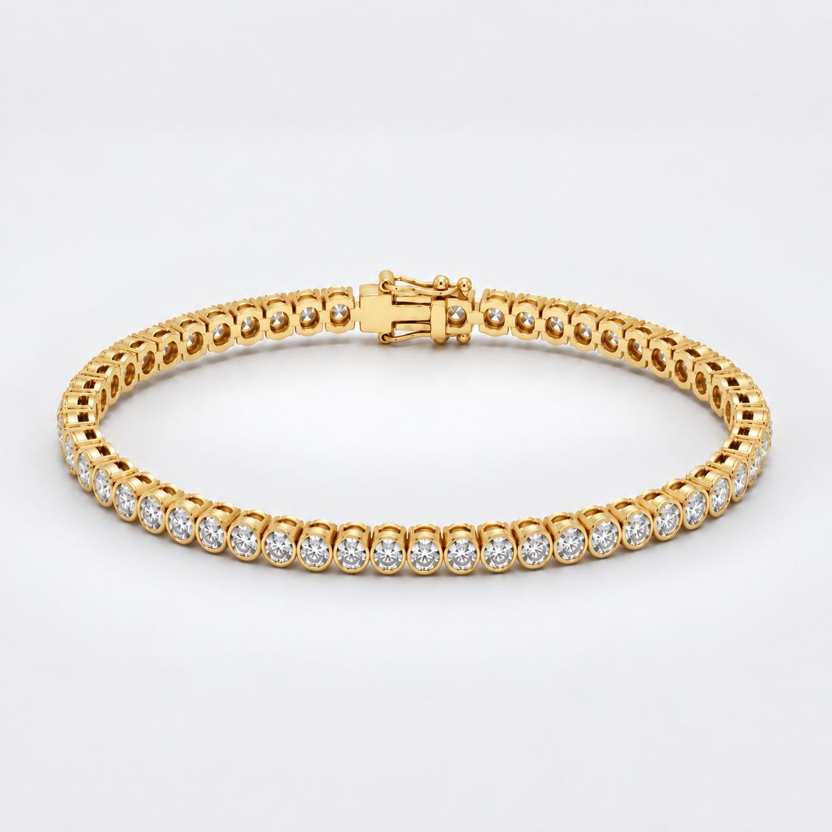 3.68 Ct. Lab Grown Diamond Round Cut Tennis Bracelet (EF/VVS-VS)