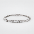 7.13 Ct. Lab Grown Diamond Round Cut Tennis Bracelet (EF/VVS-VS)