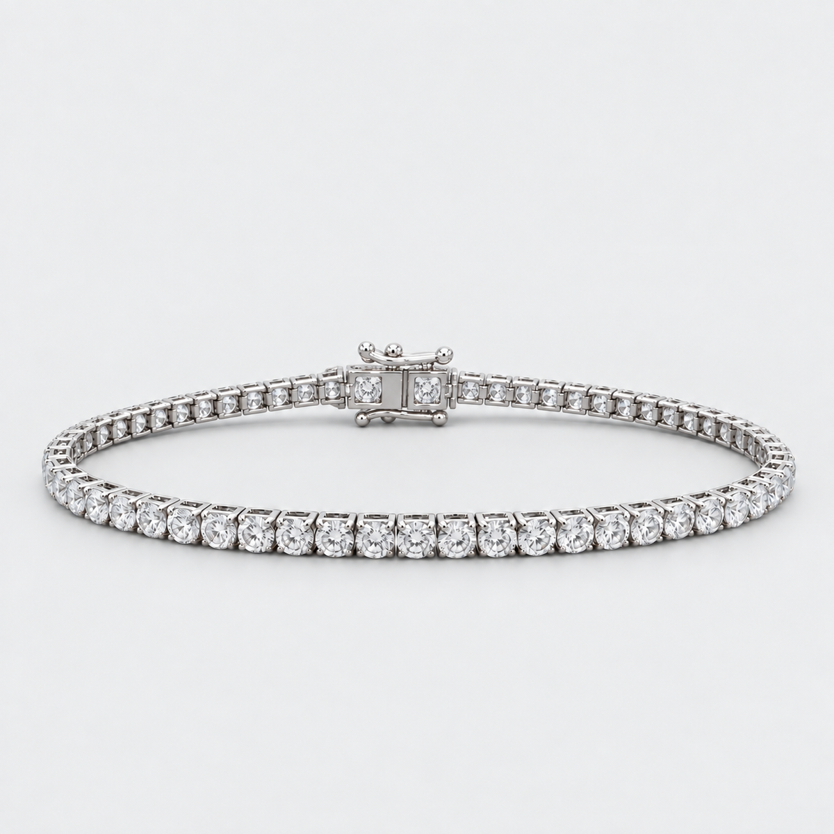 5.17 Ct. Lab Grown Diamond Round Cut Tennis Bracelet (EF/VVS-VS)