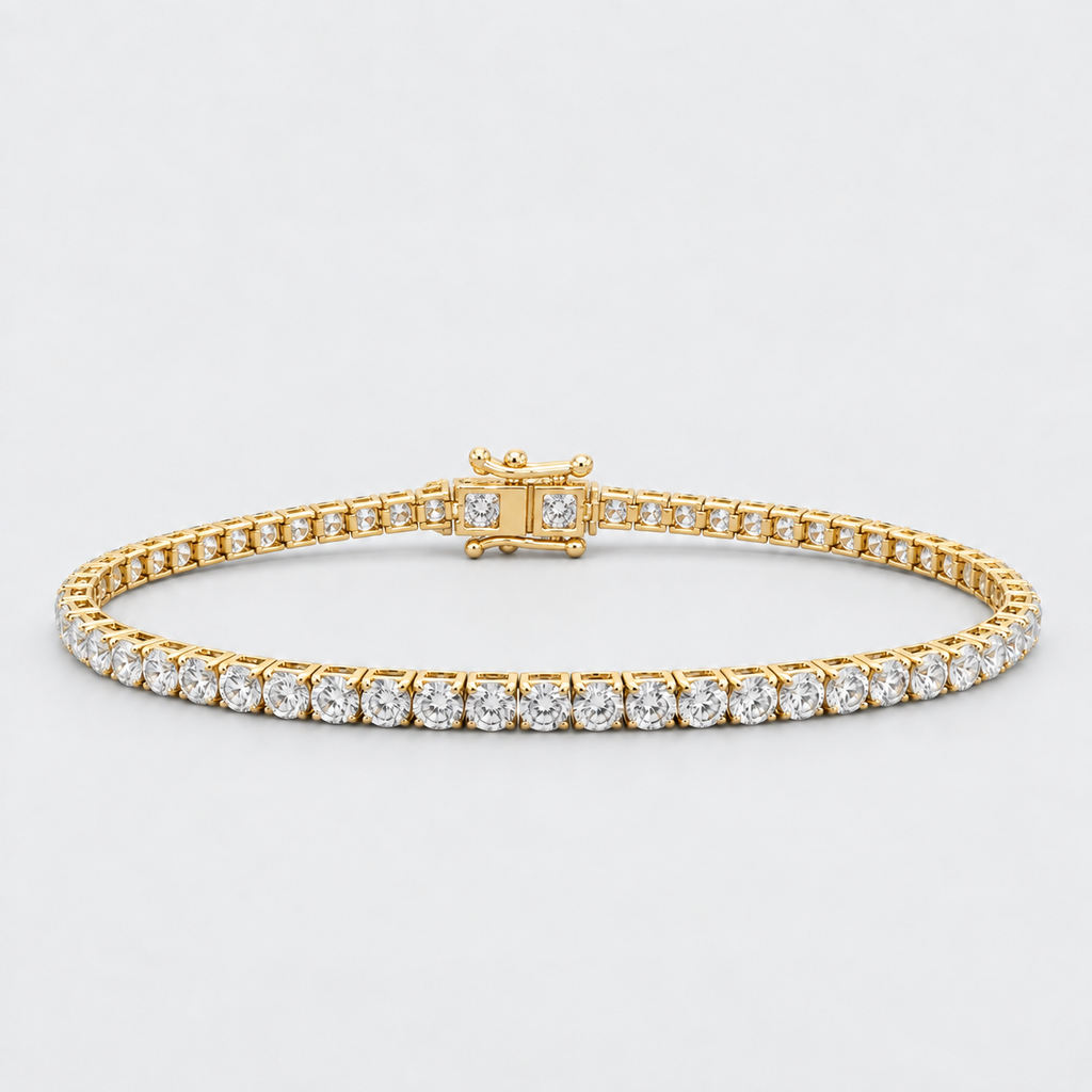 5.17 Ct. Lab Grown Diamond Round Cut Tennis Bracelet (EF/VVS-VS)