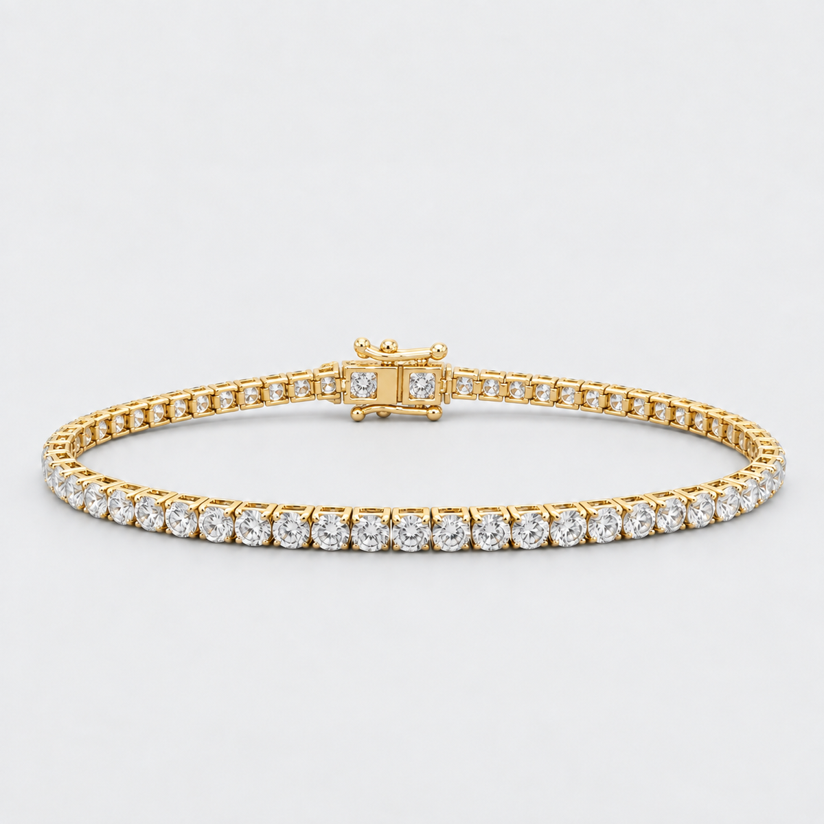 5.17 Ct. Lab Grown Diamond Round Cut Tennis Bracelet (EF/VVS-VS)