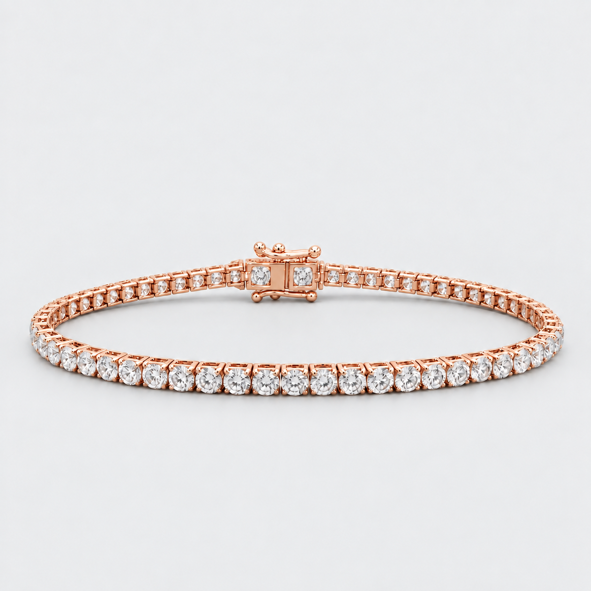 5.17 Ct. Lab Grown Diamond Round Cut Tennis Bracelet (EF/VVS-VS)