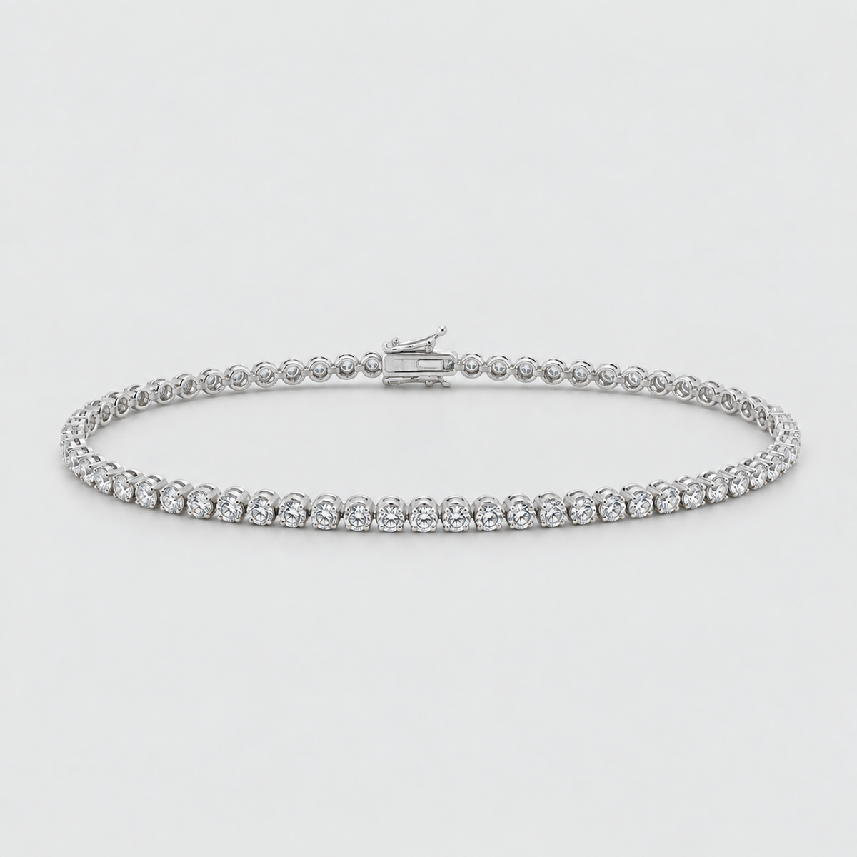 1.67 Ct. Lab Grown Diamond Round Cut Tennis Bracelet (EF/VVS-VS)