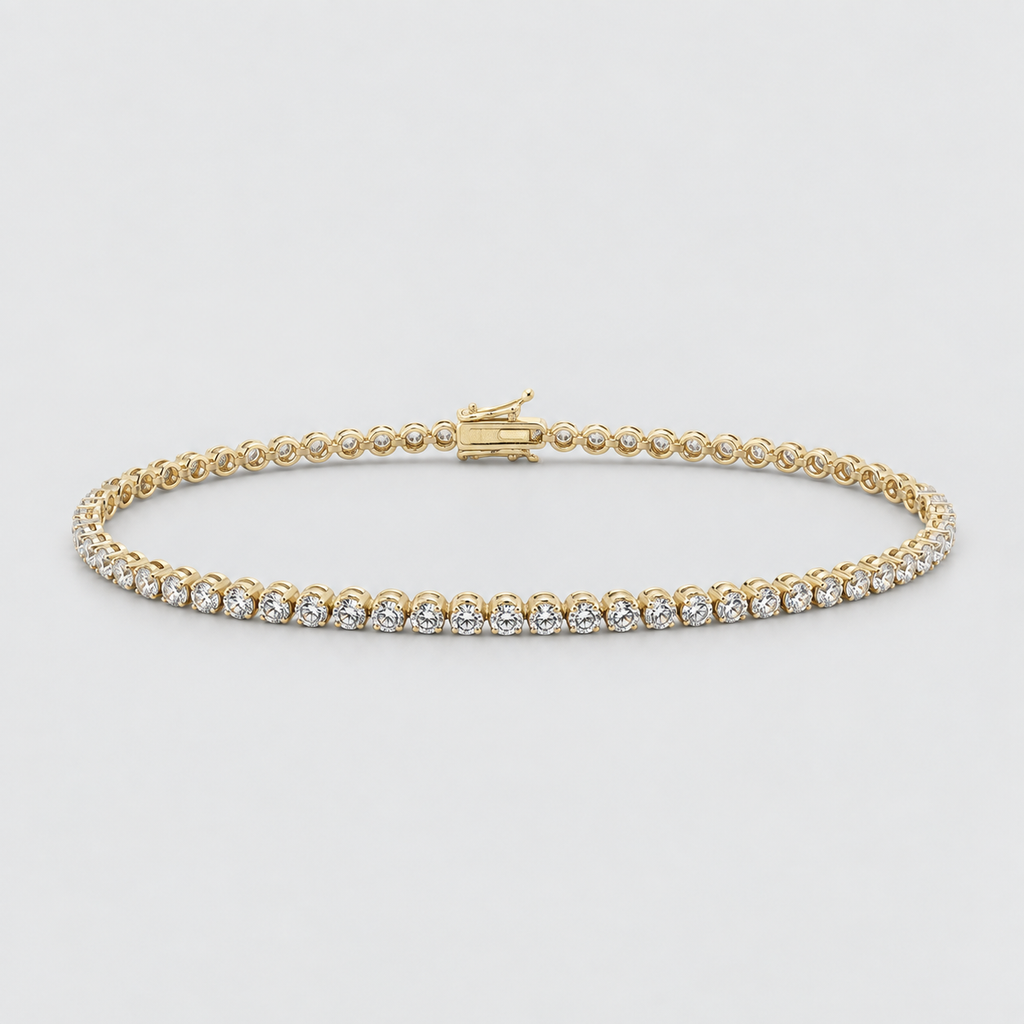 1.67 Ct. Lab Grown Diamond Round Cut Tennis Bracelet (EF/VVS-VS)